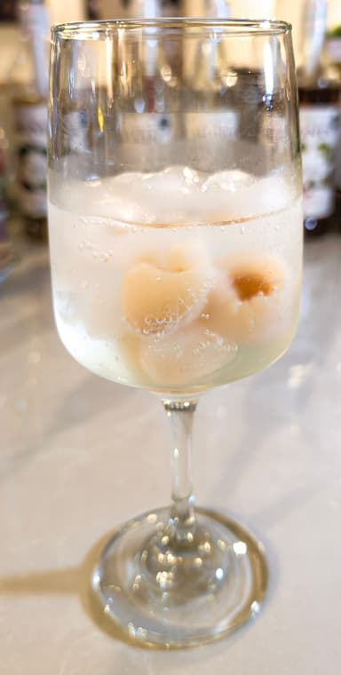 Soda de lychee