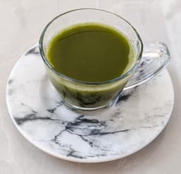 Té matcha en agua