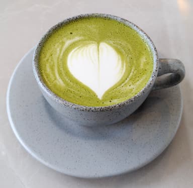 Té matcha latte